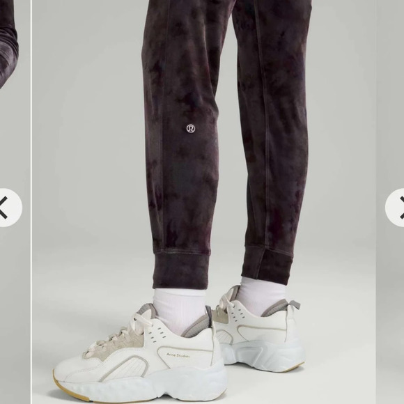 Lululemon High-Rise Velour Joggers Ready to Crush Gray Purple Size 4 - Picture 11 of 16